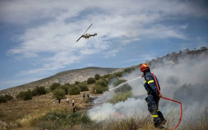 Φωτιά τώρα έξω από την Ξάνθη