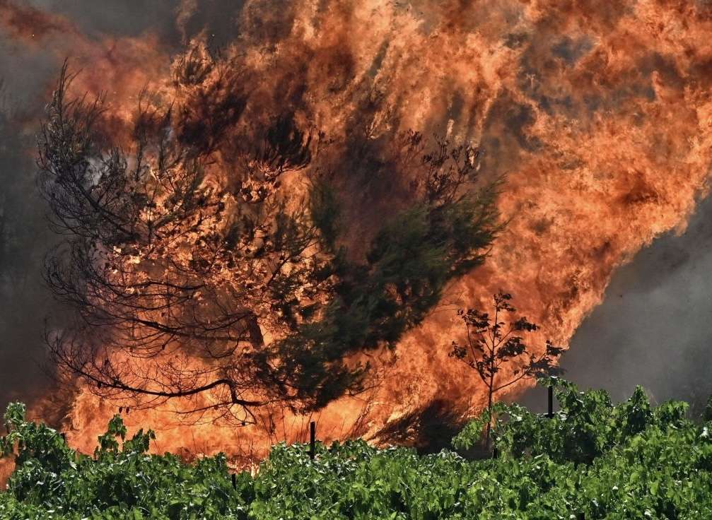 «Κόλαση» φωτιάς στο Σοφικό Κορινθίας: Στο νοσοκομείο τρεις πυροσβέστες – Προς Επίδαυρο το μέτωπο