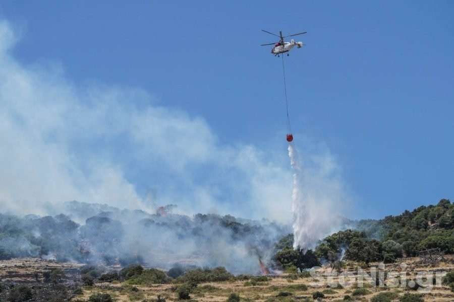 Χωρίς ενεργό μέτωπο η πυρκαγιά στο όρος Πάικο Πέλλας – Μαίνεται η φωτιά στο Φαλακρό Δράμας