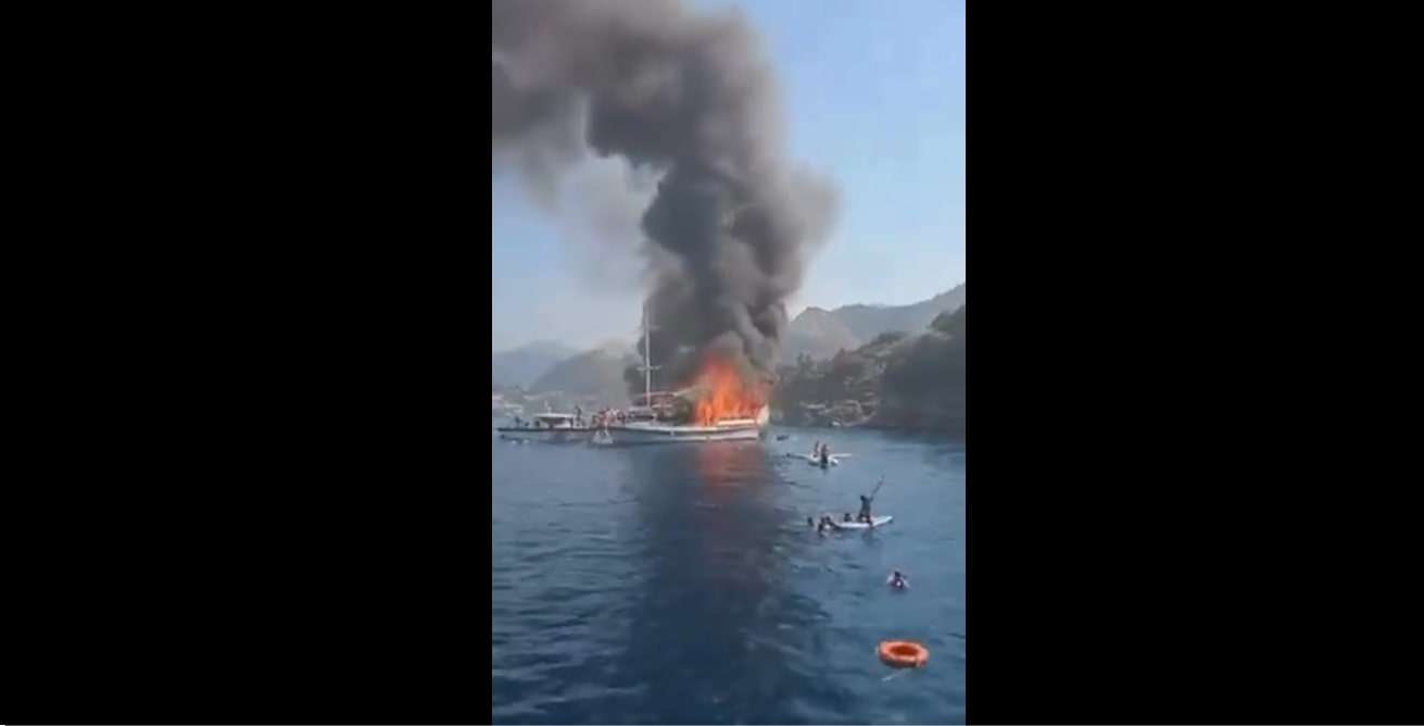 Bυθίστηκε σκάφος στον Μαρμαρά