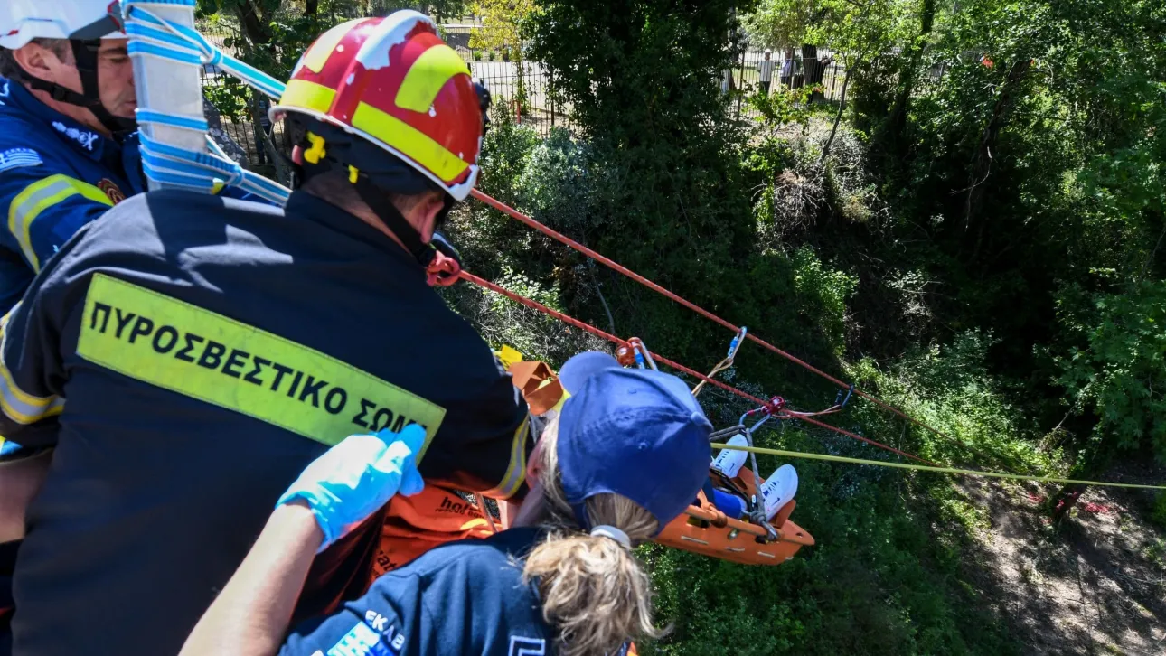 Επιχείρηση διάσωσης τουρίστα που τραυματίστηκε σε πεζοπορία στα Σφακιά Χανίων