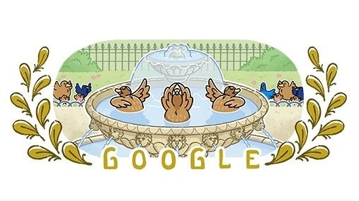 Το Doodle της Google για την καλλιτεχνική κολύμβηση στους Αγώνες του Παρισιού