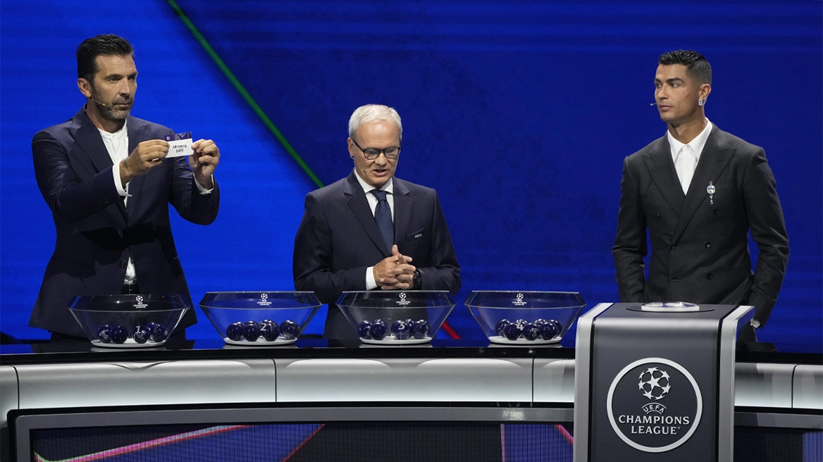 Champions League: Η κλήρωση έβγαλε “μεγάλα” ματς – Οι αντίπαλοι των 36 ομάδων