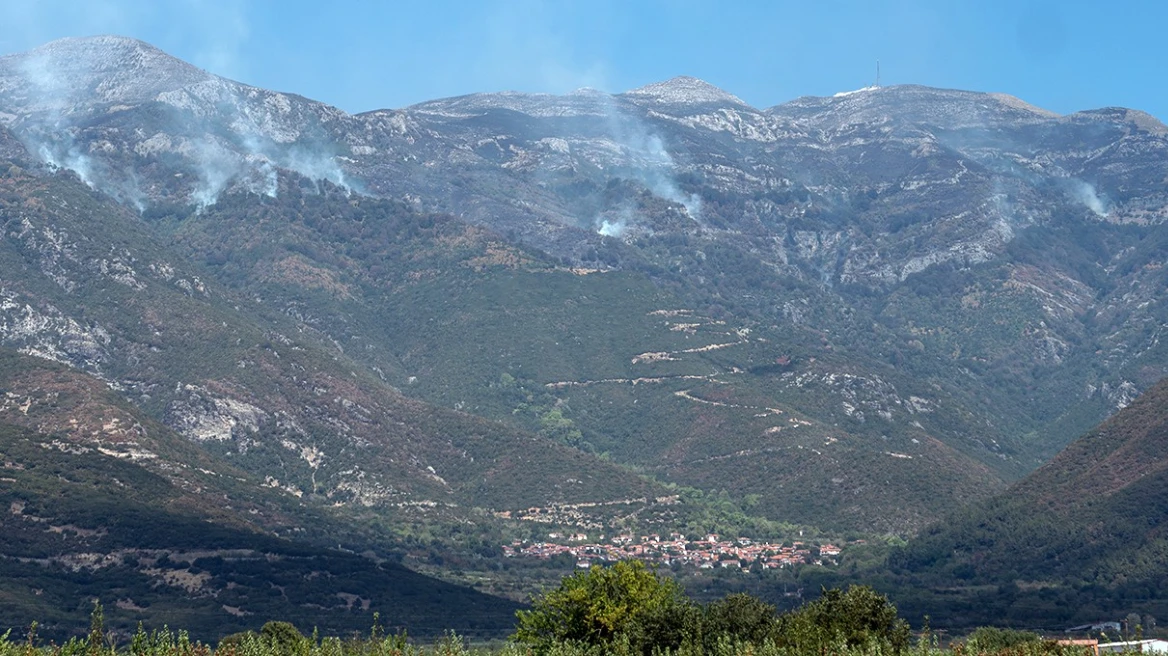 Καβάλα: Μαίνεται για 6η μέρα η φωτιά στο Παγγαίο – Πάνω από 20.000 στρέμματα καμένης γης