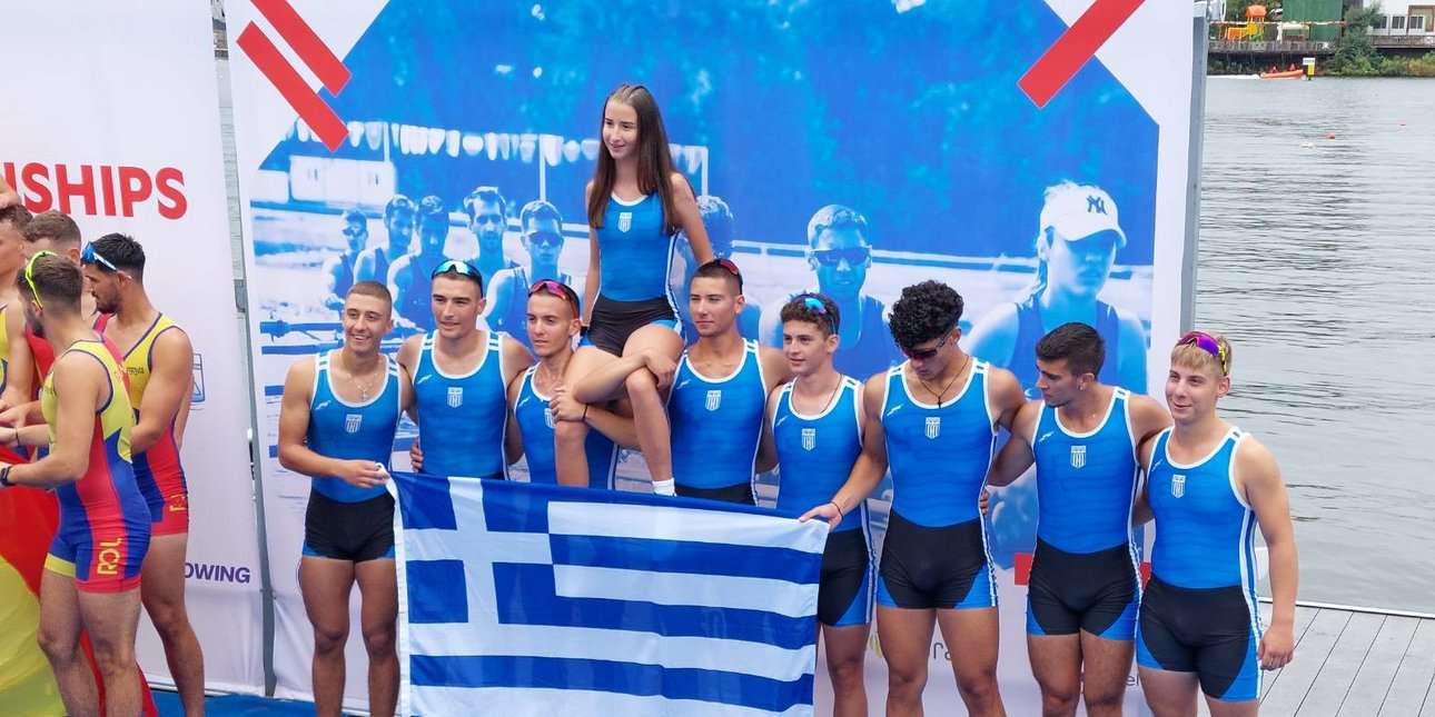 Κατάκτηση 12 μεταλλίων κατάφεραν τα γαλανόλευκα κουπιά στο Βαλκανικό πρωτάθλημα Κωπηλασίας