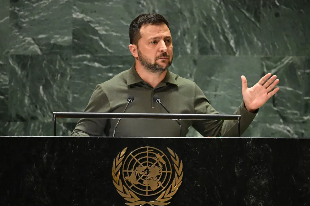 Ζελένσκι σε ΟΗΕ: Μην επιδιώκετε «μια διέξοδο» αντί για μια «πραγματική, δίκαιη ειρήνη»