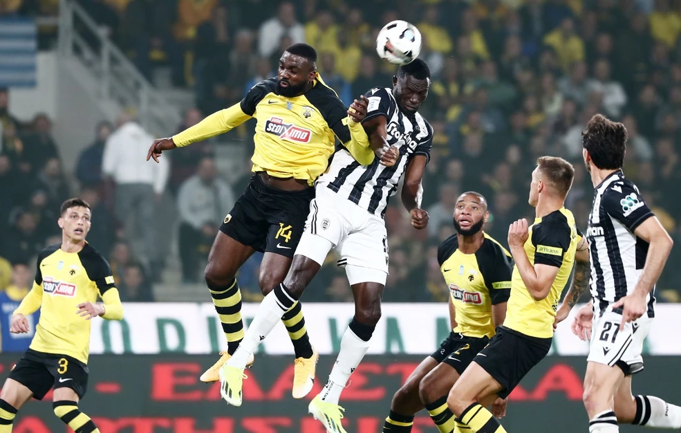 ΑΕΚ – ΠΑΟΚ 1-1: Παρέμειναν στην κορυφή οι «ασπρόμαυροι»