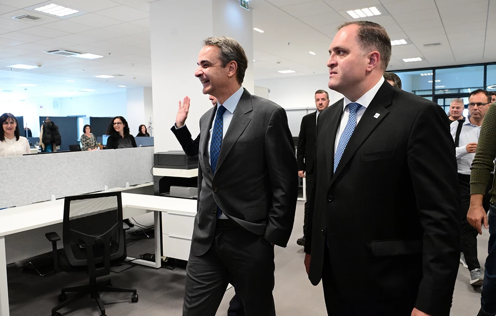 Στα εγκαίνια του νέου κτιρίου της ΑΑΔΕ ο Πρωθυπουργός
