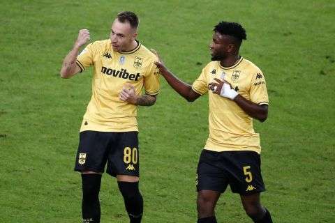 Άρης – Λεβαδειακός 3-1: «Καθάρισε» με Μόντσου και Μόρον