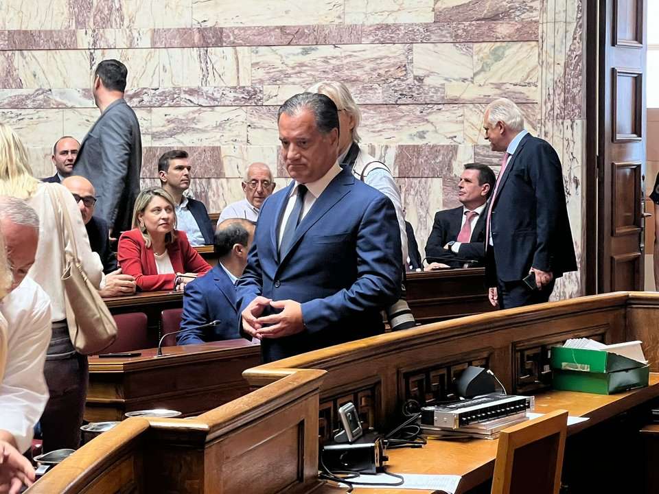 Συνάντηση Αδ. Σπυρίδωνα Γεωργιάδη με βουλευτές της ΝΔ – «Είναι μια χρήσιμη ερώτηση. Δεν ξέρω γιατί έγινε φασαρία»
