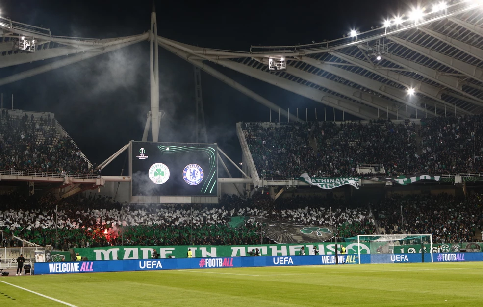 Βαριά καμπάνα στον Παναθηναϊκό από την UEFA για το ματς με την Τσέλσι – Μερικό κλείσιμο στο ΟΑΚΑ