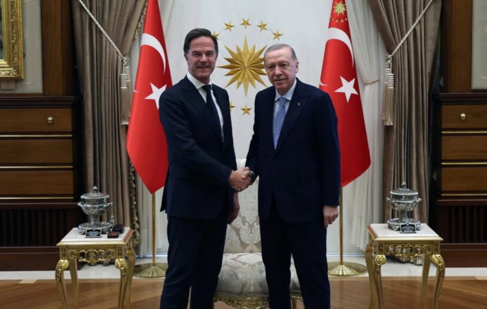 Συνάντηση Ρούτε – Ερντογάν: O πόλεμος στην Ουκρανία κυριάρχησε στην «ατζέντα»