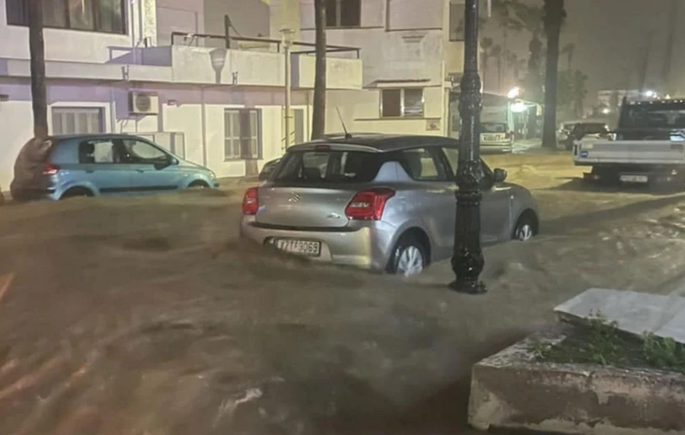 Νέο μήνυμα 112 στη Ρόδο λόγω υπερχείλισης ρέματος – «Απομακρυνθείτε σε υψηλότερα σημεία»