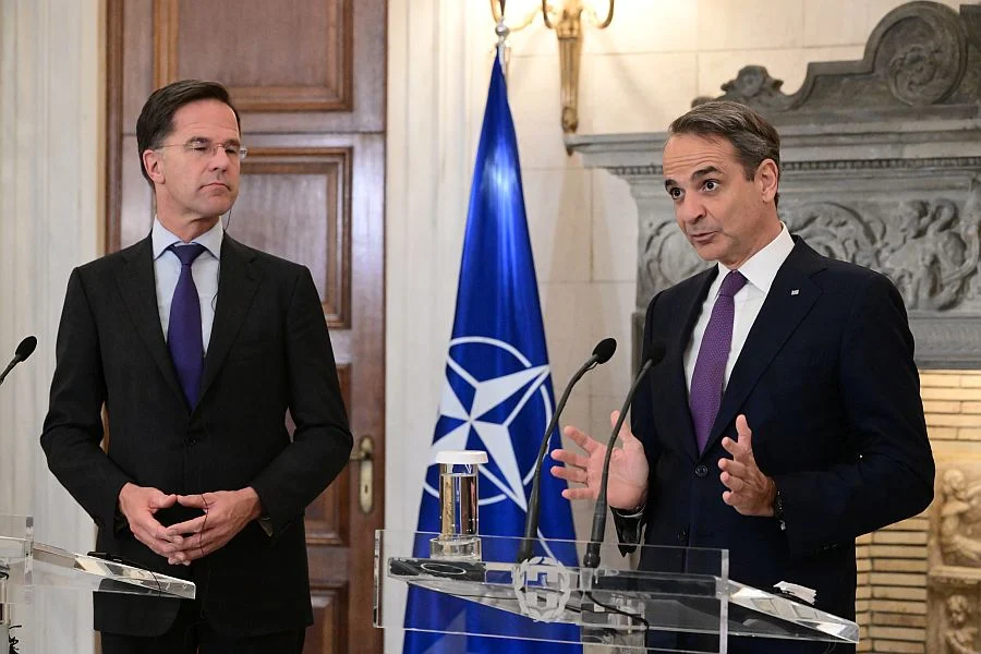 Πιστός στην…υποστήριξη της Ουκρανίας δήλωσε ο Μητσοτάκης στη συνάντηση με τον Ρούτε