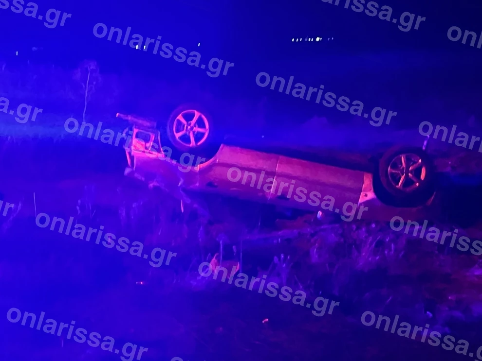Σφοδρό τροχαίο με έναν νεκρό και τρεις τραυματίες στη Λάρισα
