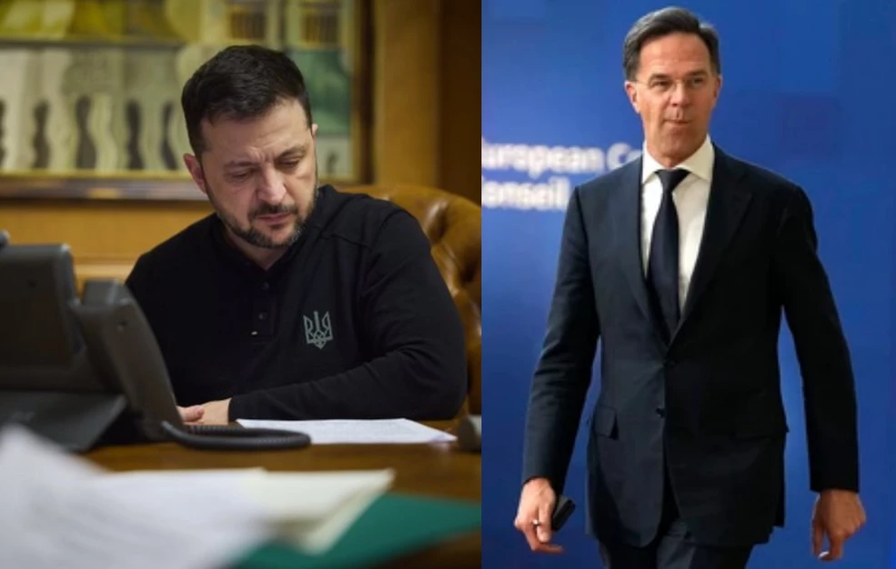 Επικοινωνία Ρούτε – Ζελένσκι: «Συζητήσαμε την επείγουσα ανάγκη ενίσχυσης της αντιαεροπορικής άμυνας»