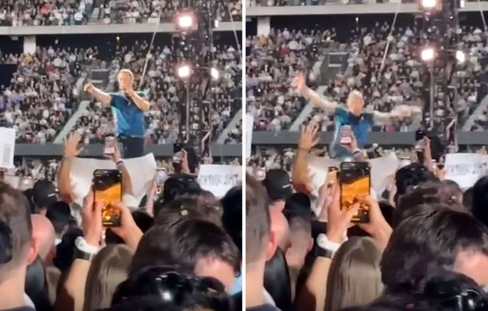 Coldplay: Ατύχημα επί σκηνής για τον Κρις Μάρτιν – «Δεν ήταν προγραμματισμένο αυτό»