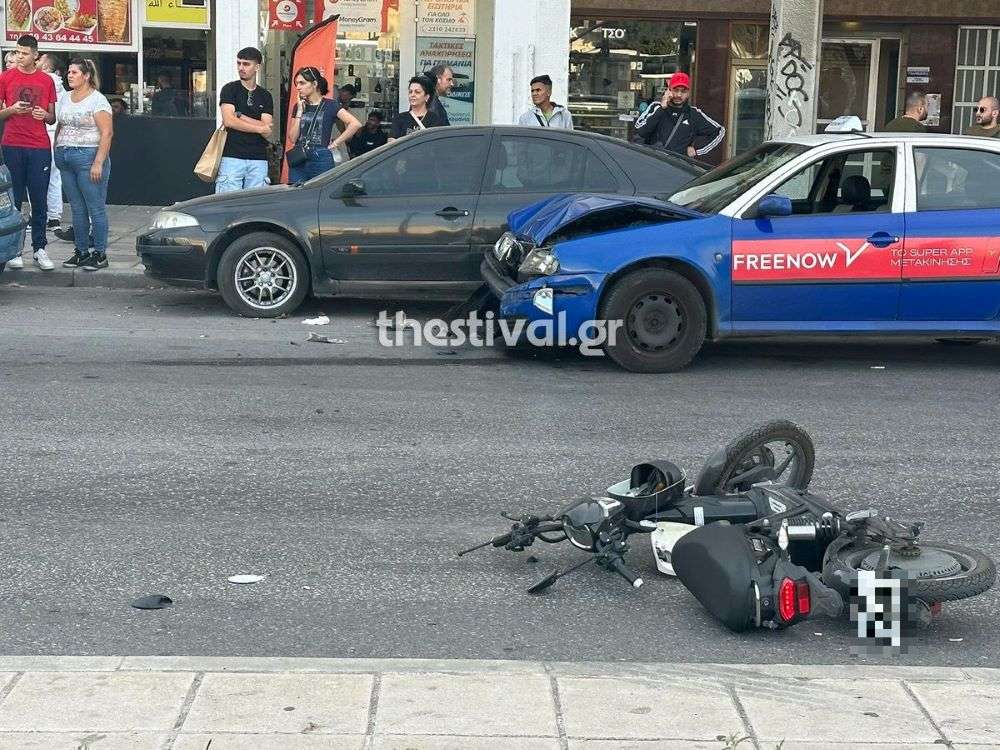 Τραυματίστηκε οδηγός μηχανής μετά από σύγκρουση με αυτοκίνητο