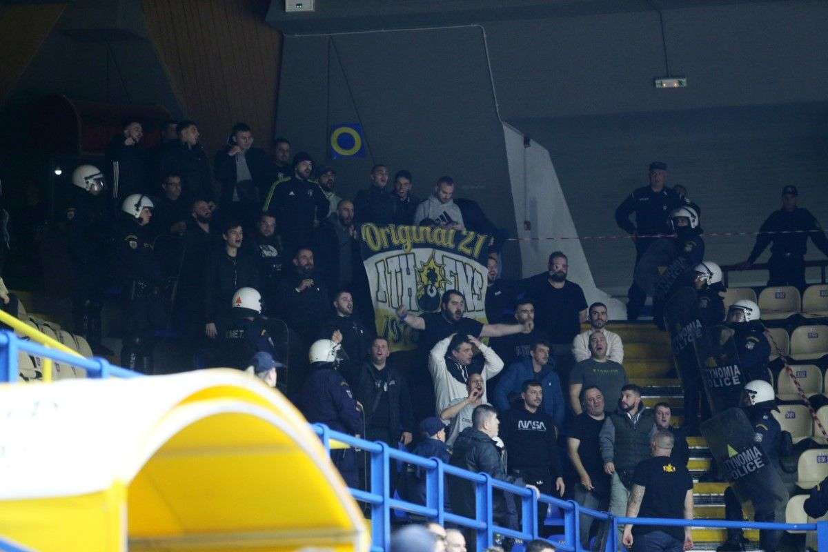 Περιστέρι – ΑΕΚ Betsson: Με κόσμο η Ένωση στο Περιστέρι, υπό αυστηρή αστυνομική επιτήρηση