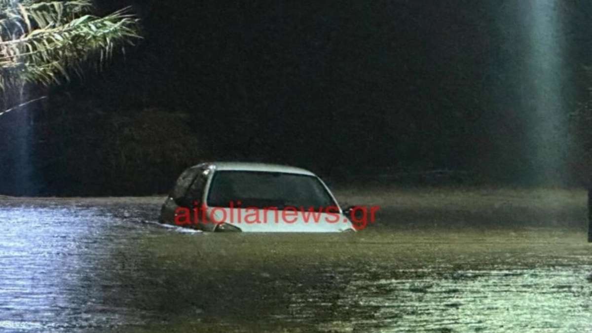 Χαμός με την κακοκαιρία στο Αγρίνιο