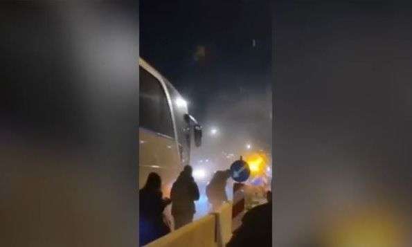 Λεωφορείο με μαθητές που γυρνούσαν από εκδρομή έβγαζε καπνούς στον Περιφερειακό