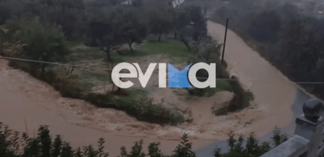 Εύβοια: Πλημμύρες και προβλήματα στην ύδρευση από την έντονη βροχόπτωση
