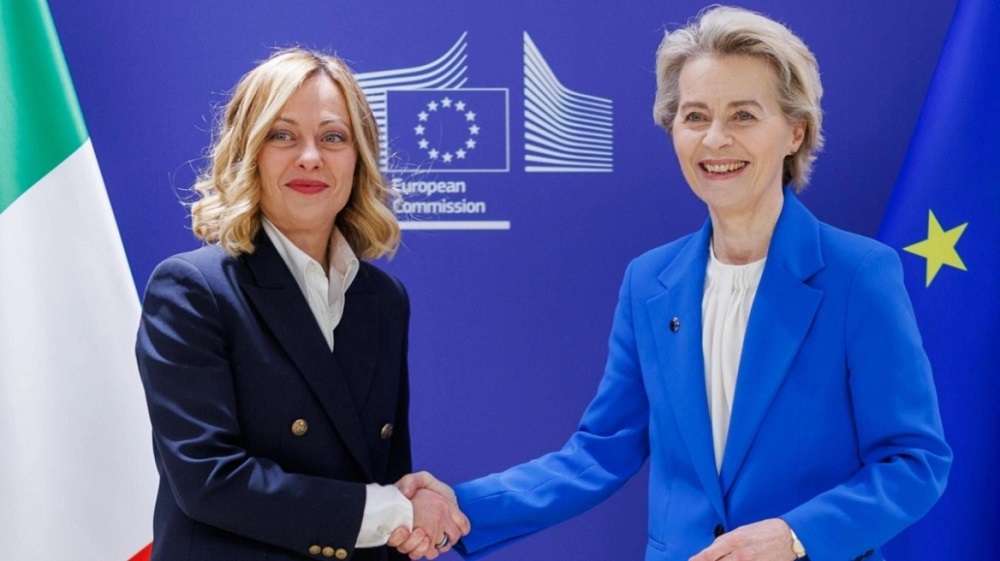 Βρυξέλλες – Με την Τζόρτζια Μελόνι συναντήθηκε η Ούρσουλα φον ντερ Λάιεν