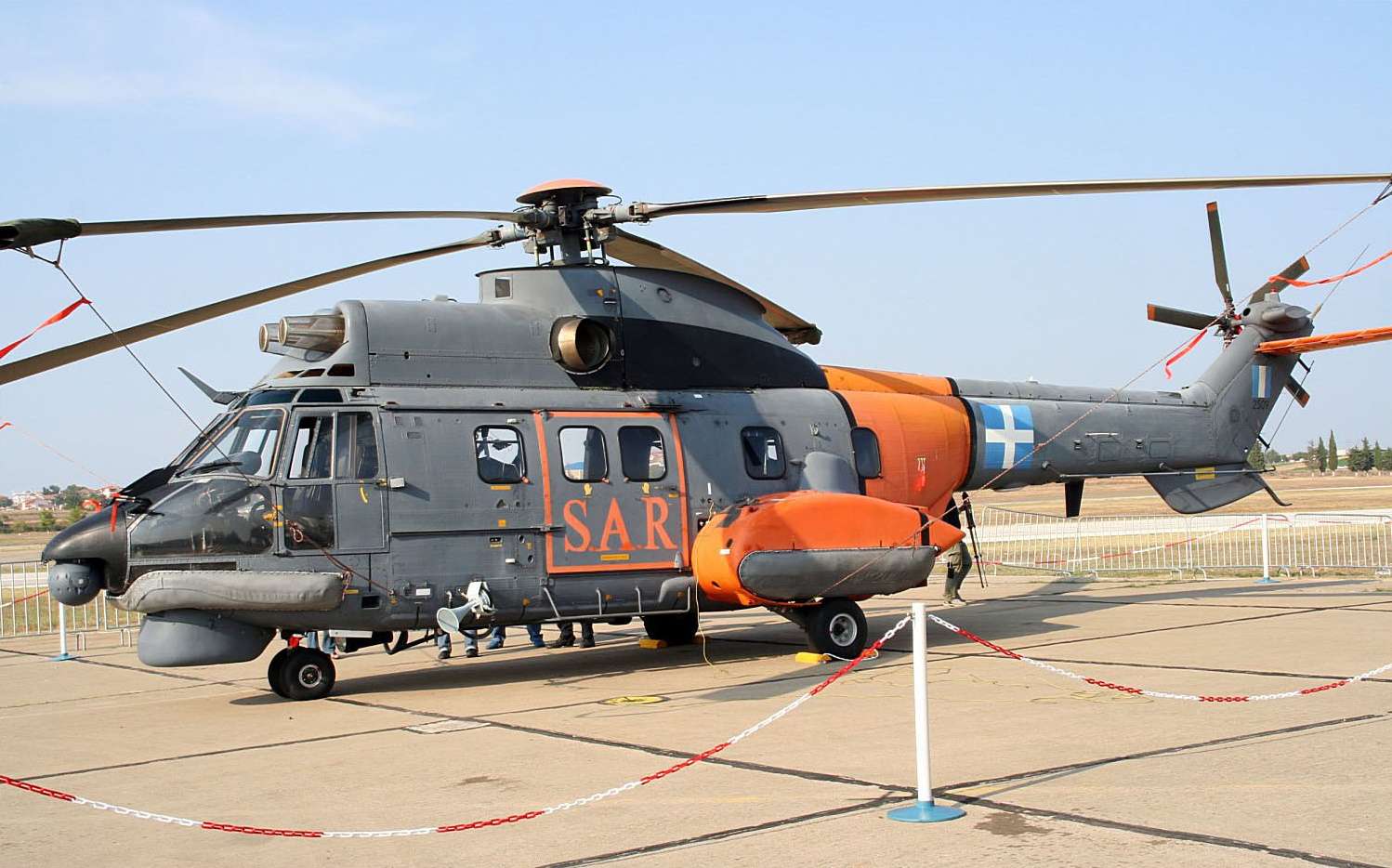 Επιχείρηση αεροδιακομιδής τραυματιών με Super Puma στη Χίο