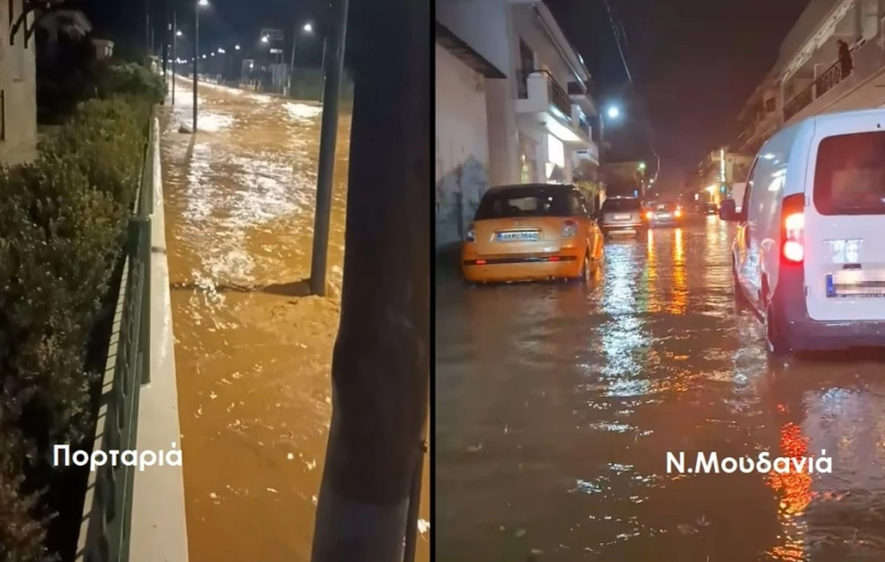 Κακοκαιρία Bora: Ήχησε το 112 στη Χαλκιδική