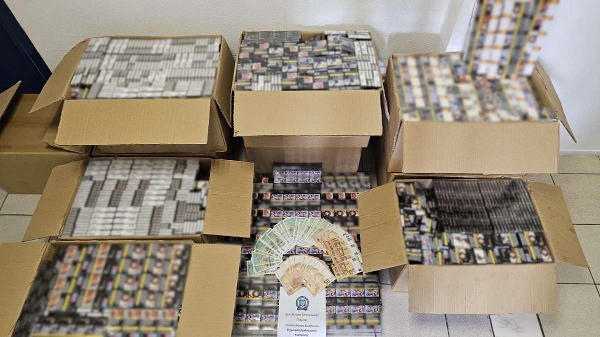 Χειροπέδες σε 59χρονο Βούλγαρο – Τον έπιασαν με πάνω από 8.000 πακέτα λαθραία τσιγάρα