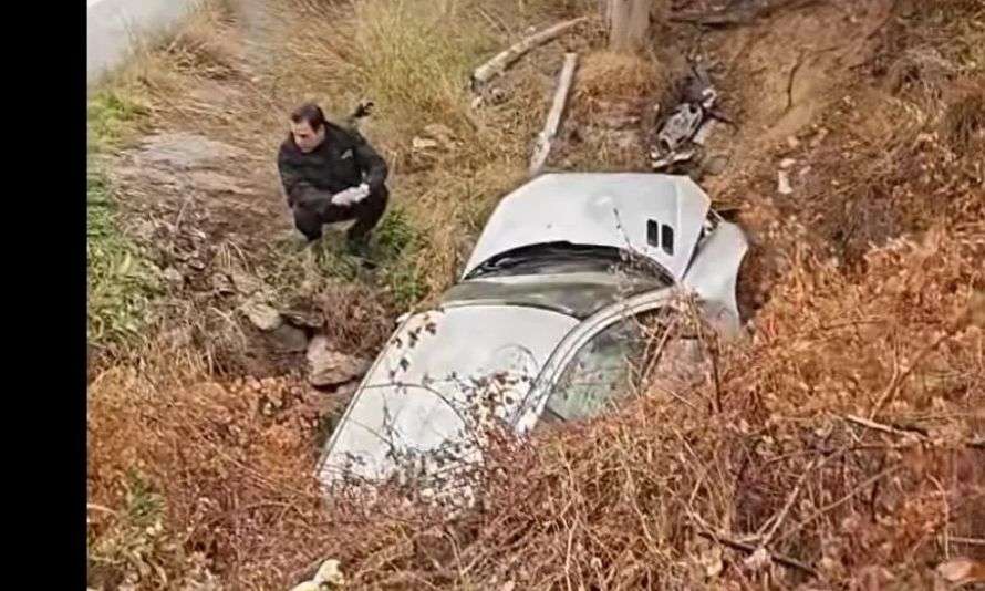 Απίστευτο τροχαίο στον ΒΟΑΚ – Έχασε τον έλεγχο και έπεσε σε χαντάκι – Στο νοσοκομείο ο οδηγός