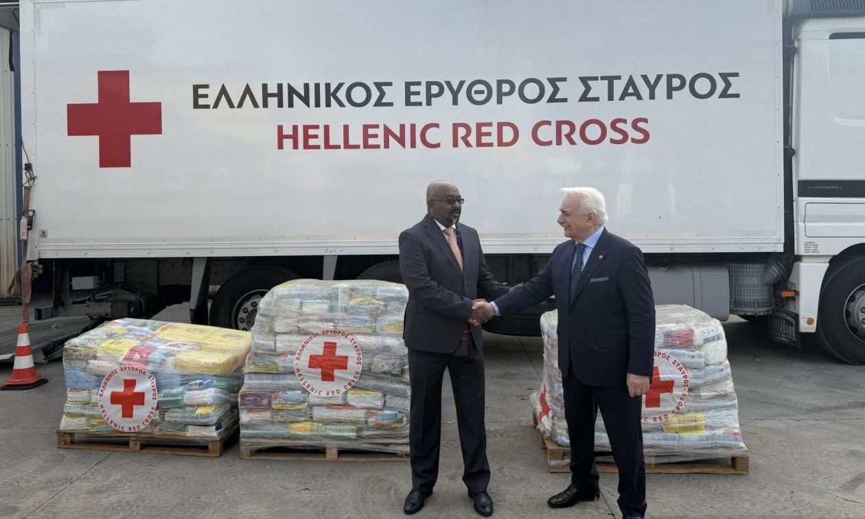 Ο Ελληνικός Ερυθρός Σταυρός απέστειλε μεγάλη ανθρωπιστική βοήθεια στο Σουδάν