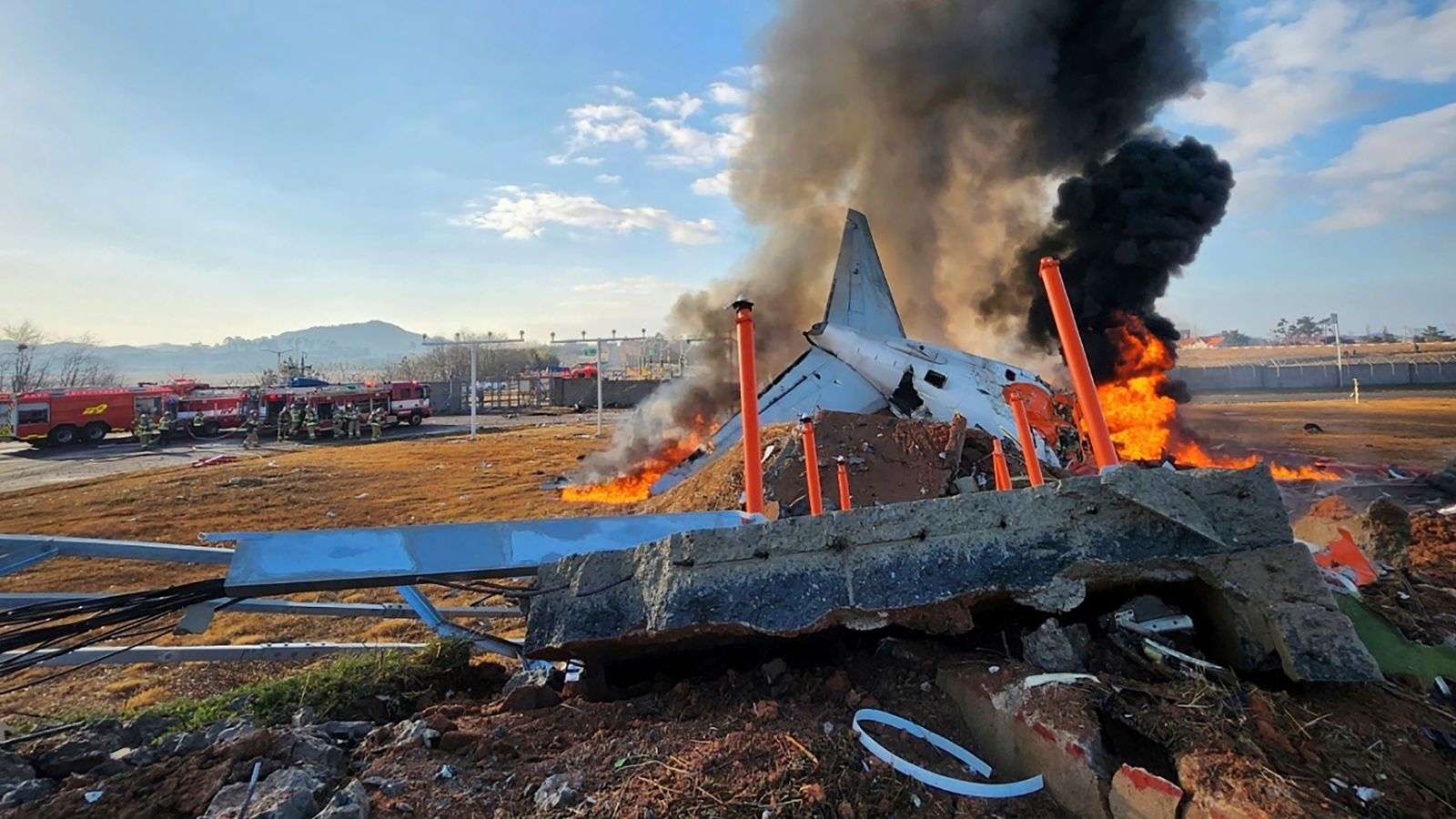 Φτερά πουλιών βρέθηκαν στον κινητήρα του επιβατικού αεροσκάφους της Νότιας Κορέας μετά τη συντριβή που στοίχισε τη ζωή σε 179 άτομα