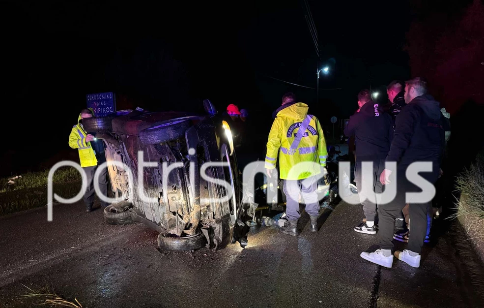 20χρονος τραυματίστηκε σε τροχαίο στον Πύργο – Δίνει μάχη για τη ζωή