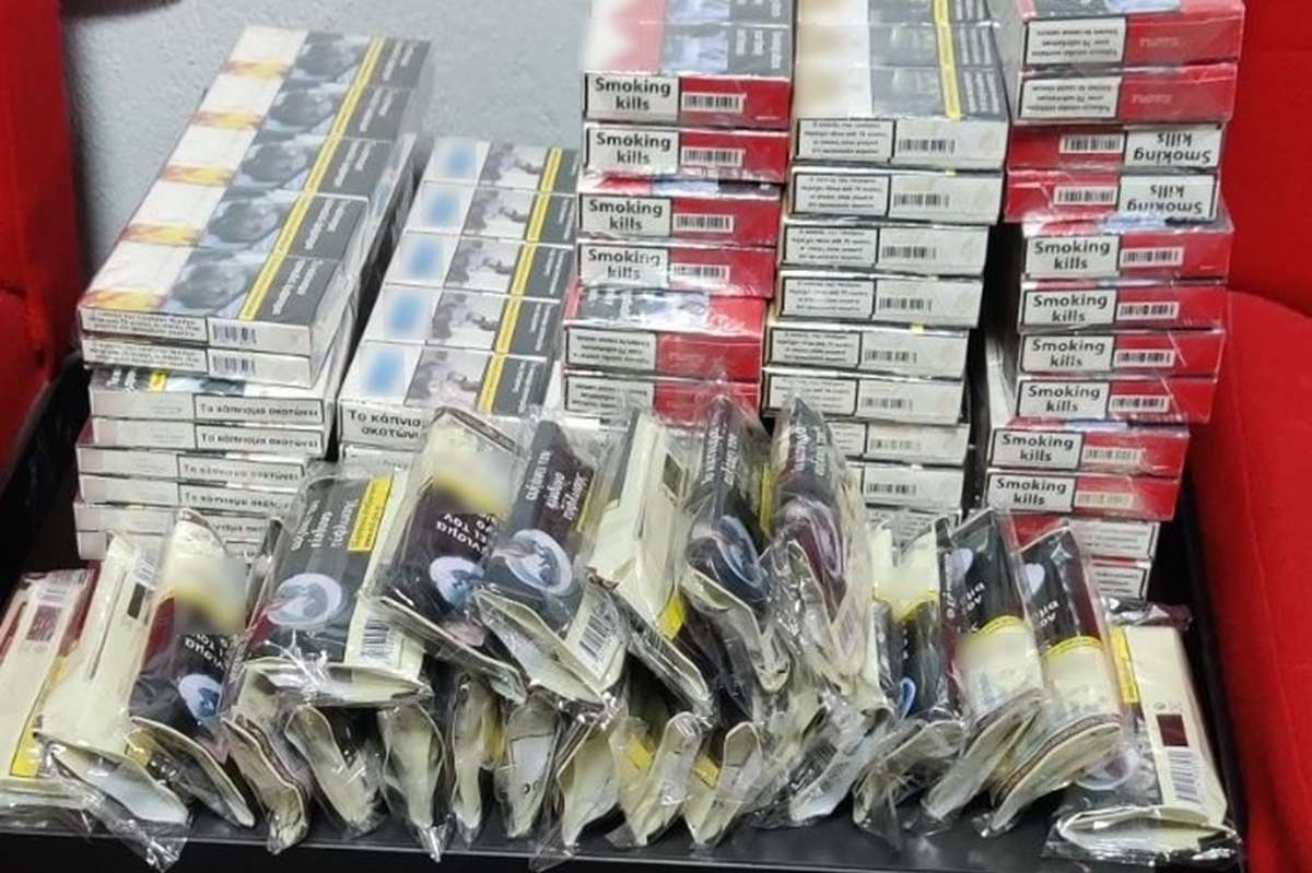 63χρονος είχε στο κατάστημα του εκατοντάδες παράνομα πακέτα τσιγάρων και καπνούς
