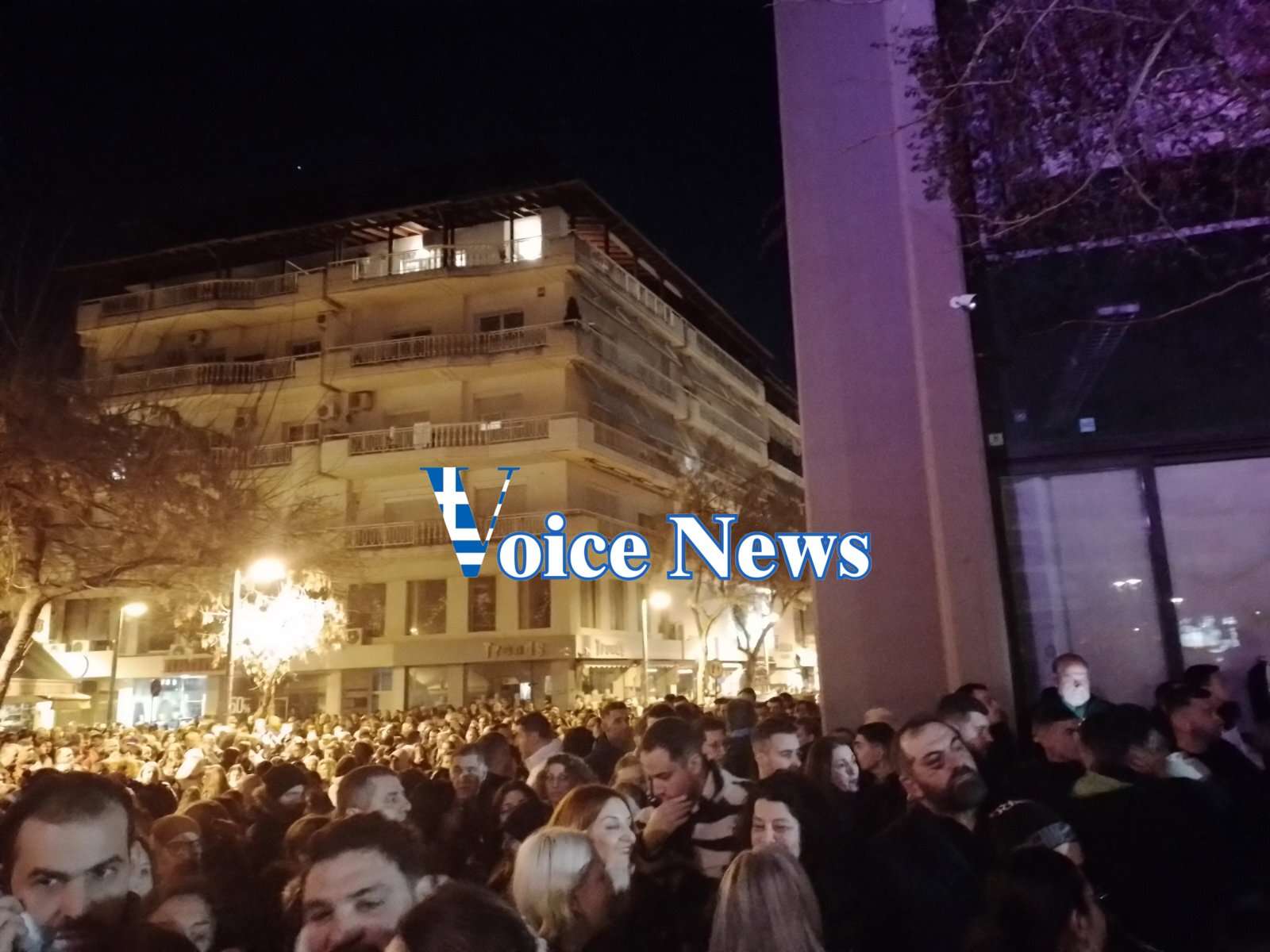 Κατερίνη: Μαζική συγκέντρωση για το έγκλημα των Τεμπών