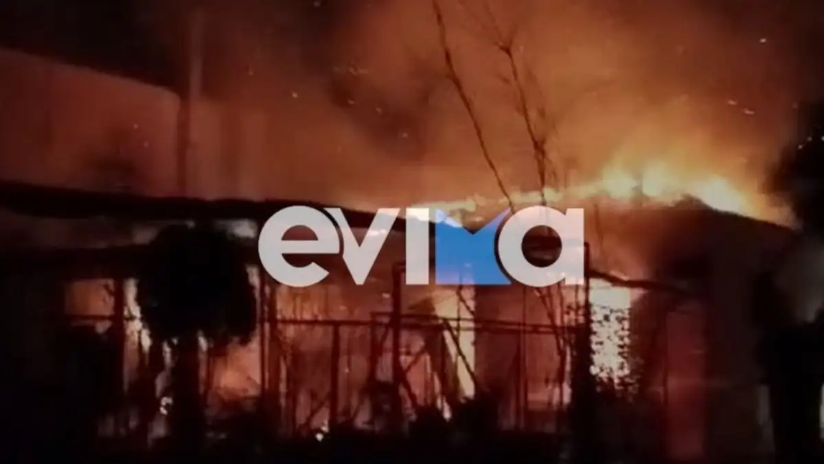 Εύβοια: Σπίτι κάηκε ολοσχερώς από καλοριφέρ ρεύματος
