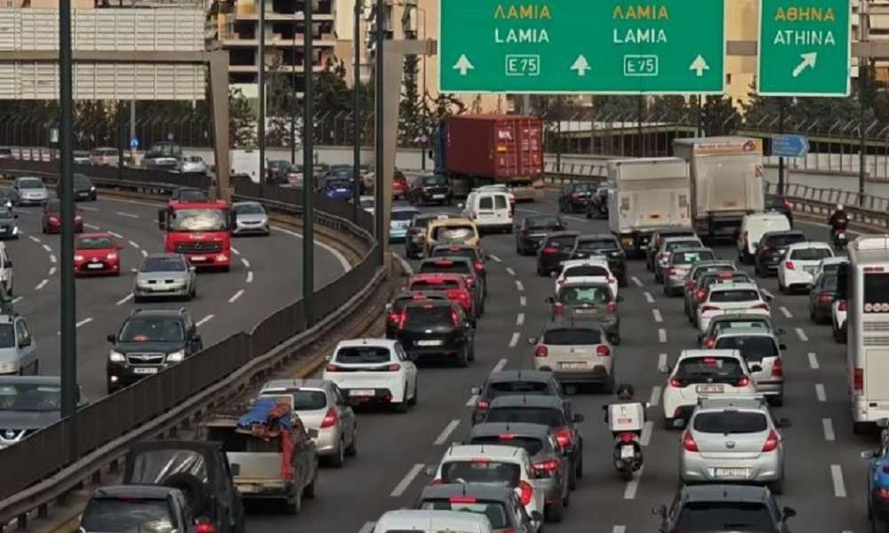 Τροχαίο στον Κηφισό – Αυξημένη η κίνηση στο ρεύμα προς Λαμία