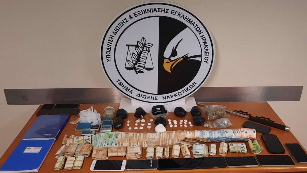 Ηράκλειο: Εξαρθρώθηκε κύκλωμα διακίνησης κοκαΐνης – 15 συλλήψεις σε Κρήτη και Αττική