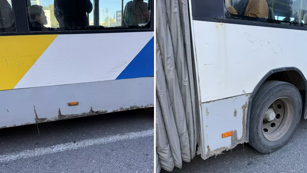 Αυτό το σάπιο λεωφορείο περνά ΚΤΕΟ και κυκλοφορεί κανονικά στην Αθήνα
