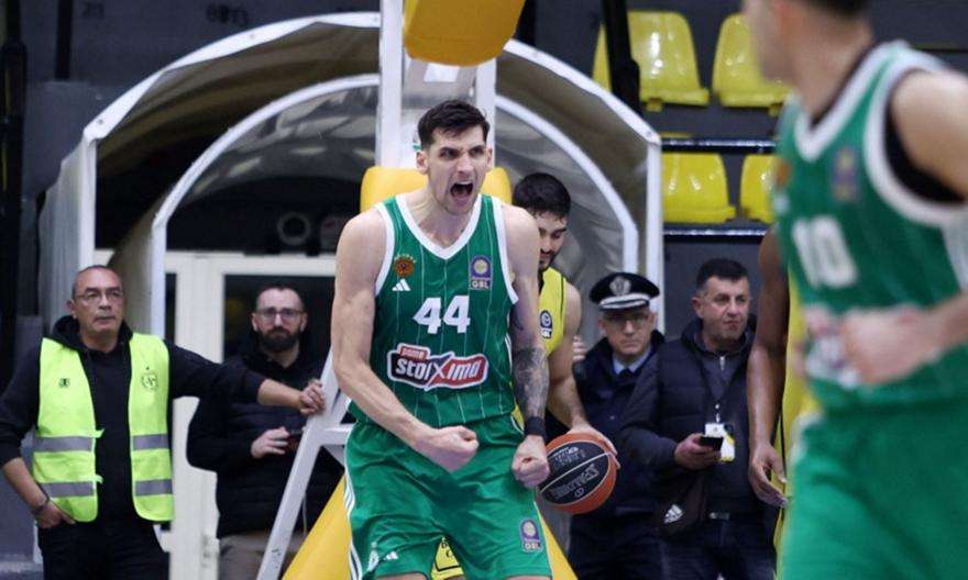 Stoiximan Basket League: Δύσκολη νίκη για τον Παναθηναϊκό στο Μαρούσι