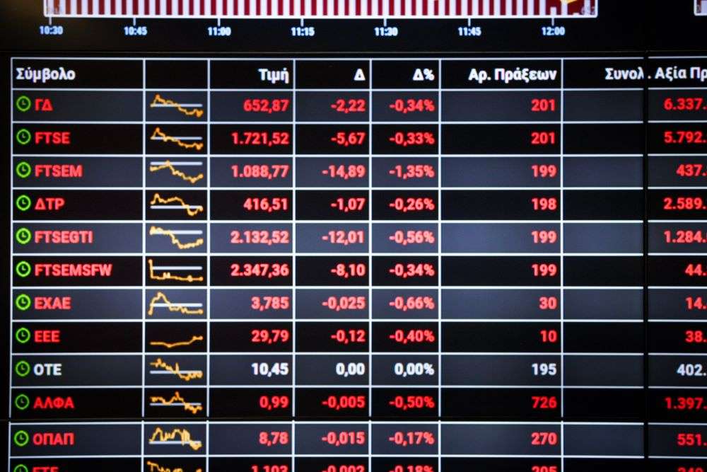 Γενικευμένο sell off στο Χρηματιστήριο – Οι δασμοί Τραμπ έπληξαν την εγχώρια αγορά
