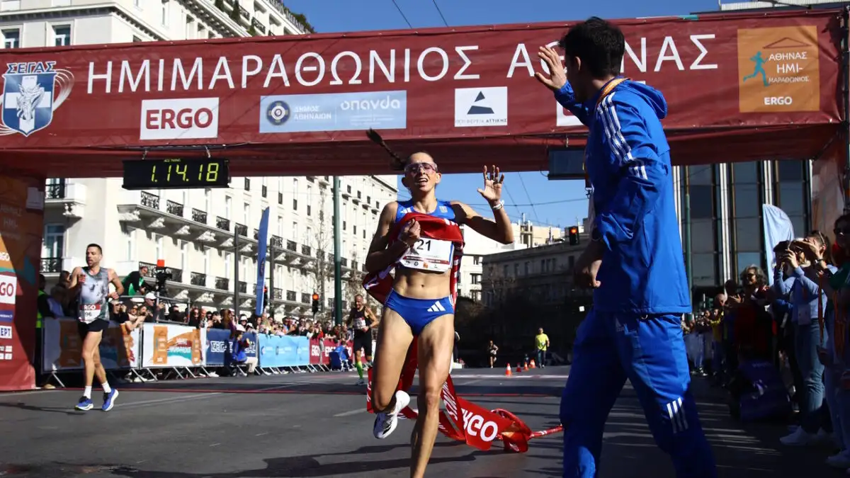 Θρίαμβος για Λούκα Ντράγκο Ποπ και Αναστασία Μαρινάκου στον 13ο Ημιμαραθώνιο της Αθήνας