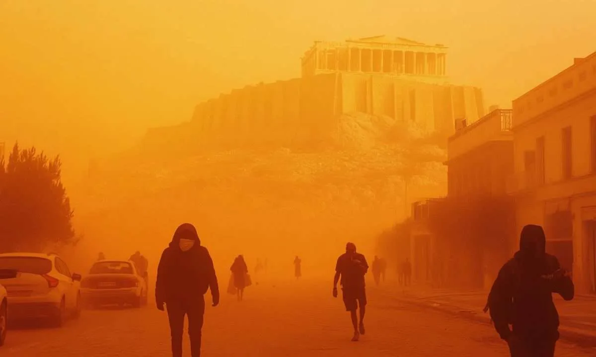 Έρχεται σκόνη από τη Σαχάρα – Νοτιάδες έως 9 μποφόρ και βροχές σε πολλές περιοχές