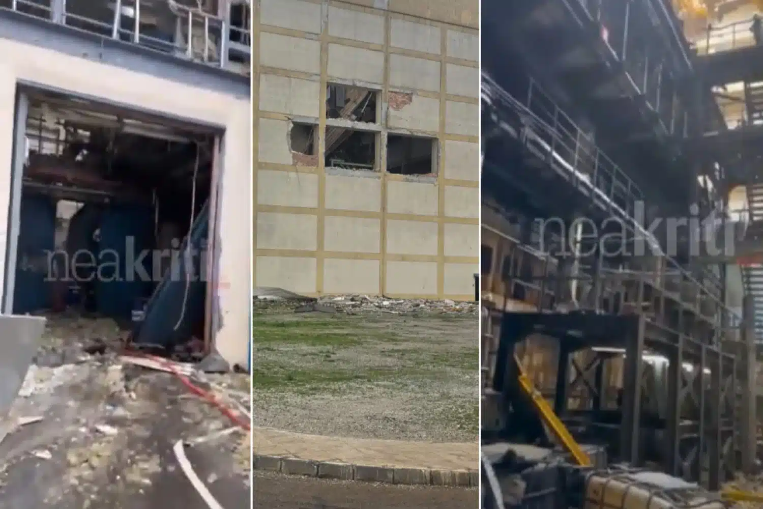 Κρήτη: Έρευνα με εισαγγελική εντολή για τα αίτια της ισχυρής έκρηξης σε χώρο εργοστασίου παραγωγής ηλεκτρικού ρεύματος στον Αθερινόλακκο