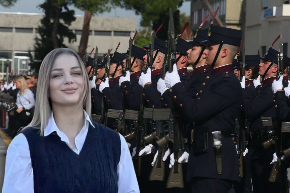 Αυτό είναι το συγκλονιστικό σύνθημα των σπουδαστών της ΣΣΑΣ στην παρέλαση για την Κλαούντια που χάθηκε στα Τέμπη: «Χάθηκες σε μια στιγμή»