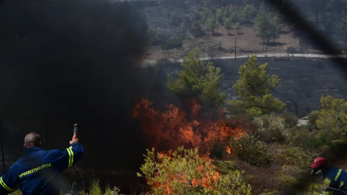 Φωτιά στο Άνυδρο Μεσσηνίας – Επιχειρούν ισχυρές πυροσβεστικές δυνάμεις