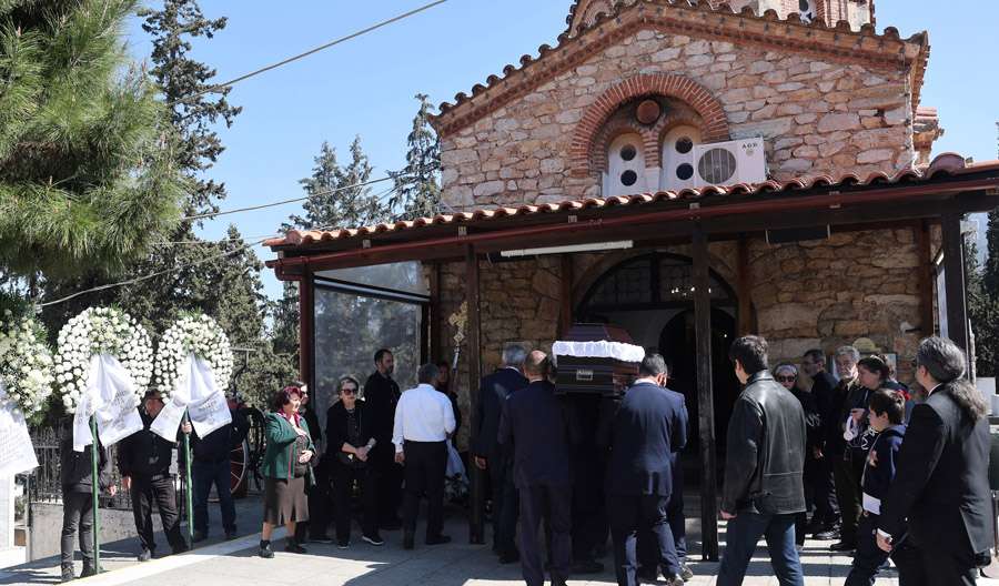 Θλίψη στην κηδεία της ηθοποιού Ράνιας Ιωαννίδου