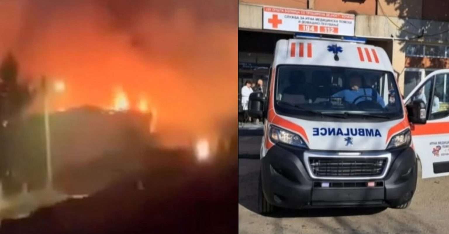 Φονική Πυρκαγιά στα Σκόπια: Ο Οδηγός του Ασθενοφόρου Χάνει τη Ζωή του μετά από Ατελείωτη Βάρδια – Δεν Κατάφερε να Ξυπνήσει Ποτέ