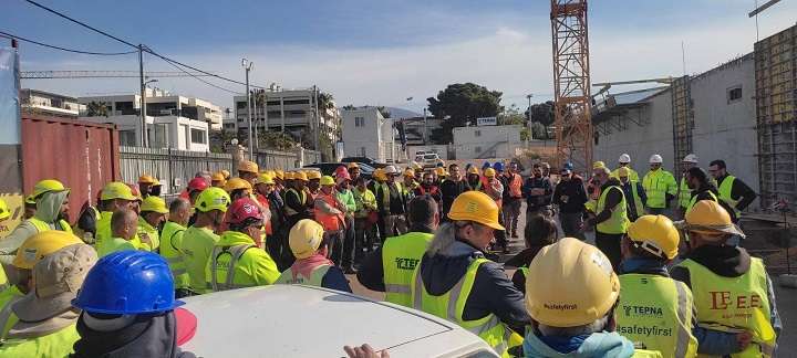 Απεργία στο εργοτάξιο Ελληνικού για το εργατικό ατύχημα – «Απάντηση στα καθημερινά εγκλήματα που ζούμε»
